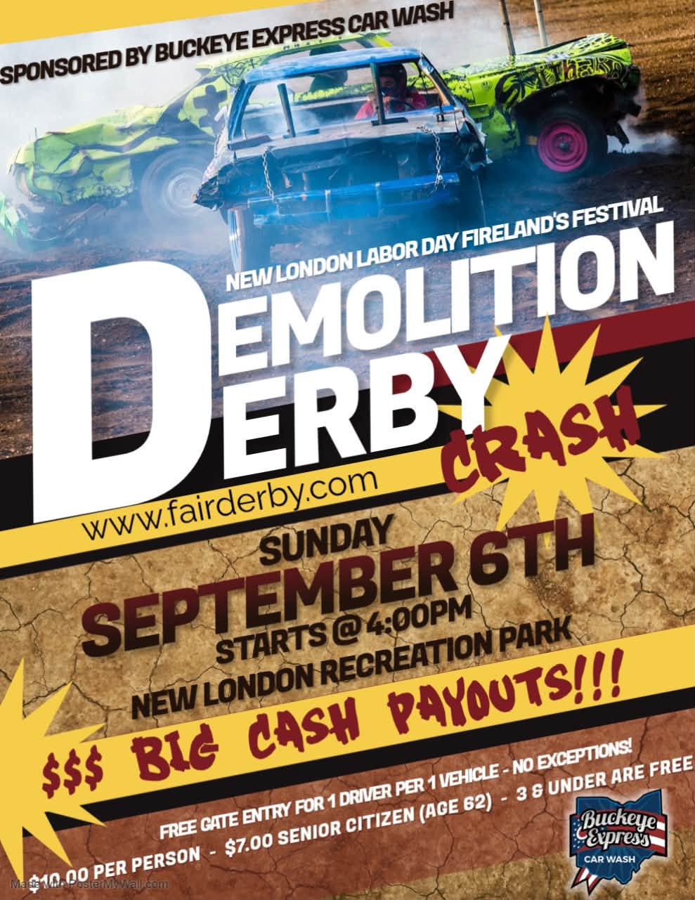 2026 Demo Derby Flyer